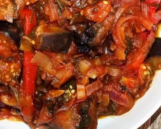 Eggplant with / Sauce
