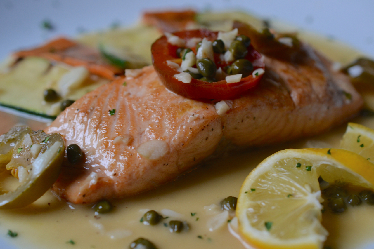 Salmon Picata
