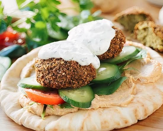 Falafel with Humus