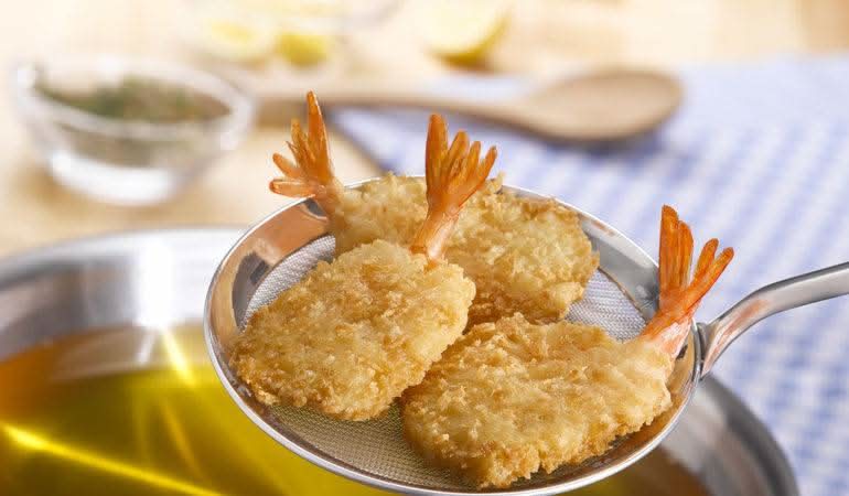Butterfly Shrimp (camarão milanesa)
