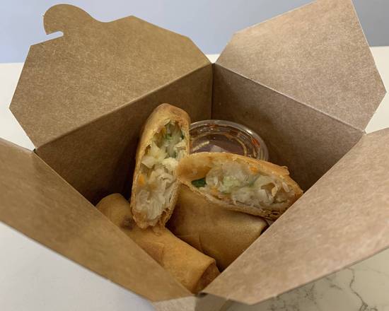 Vegetarian Spring Rolls (3 pcs) (v)