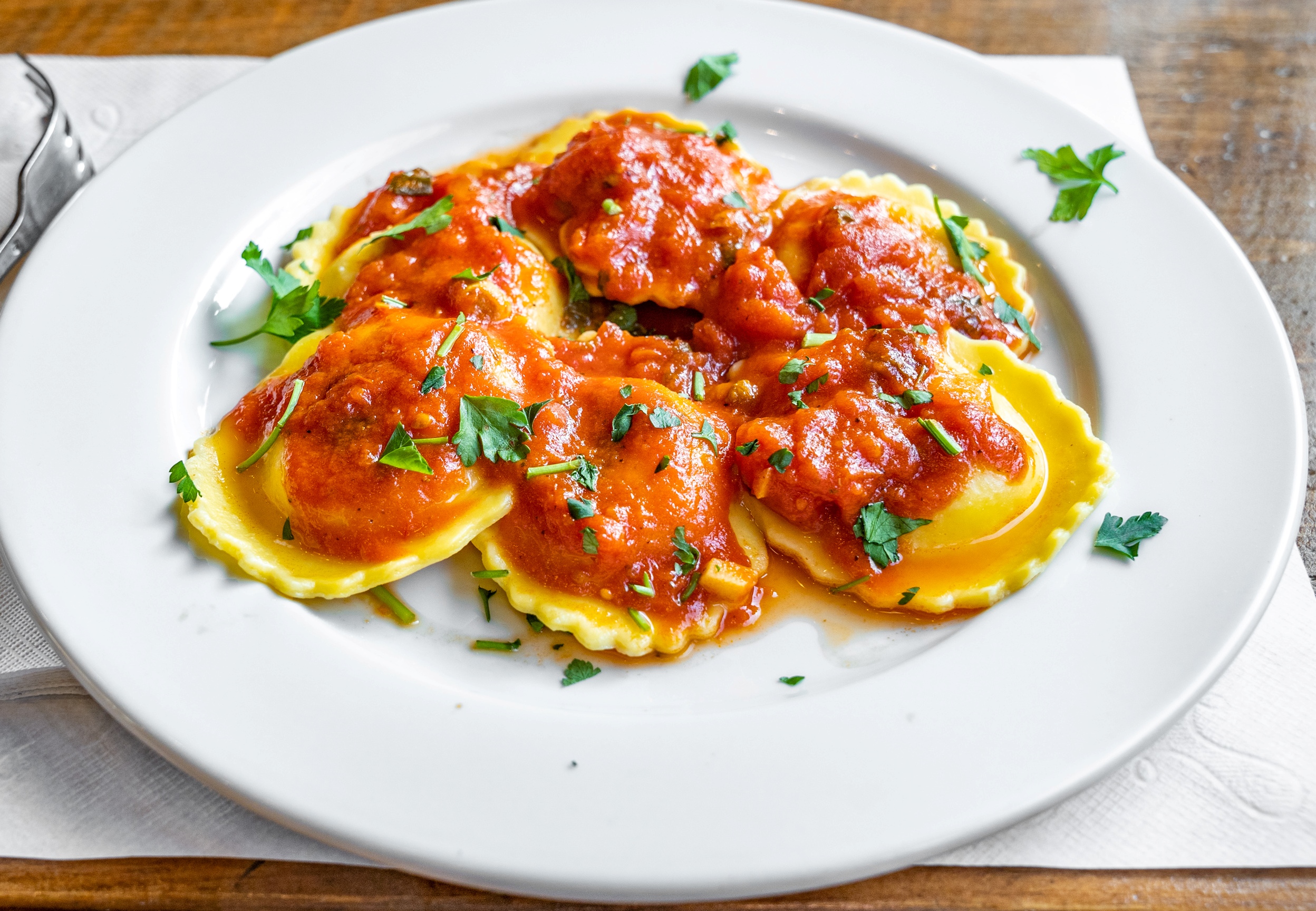 Ravioli Marinara