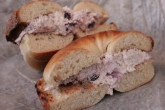 Blueberry Cream Cheese Sandwich