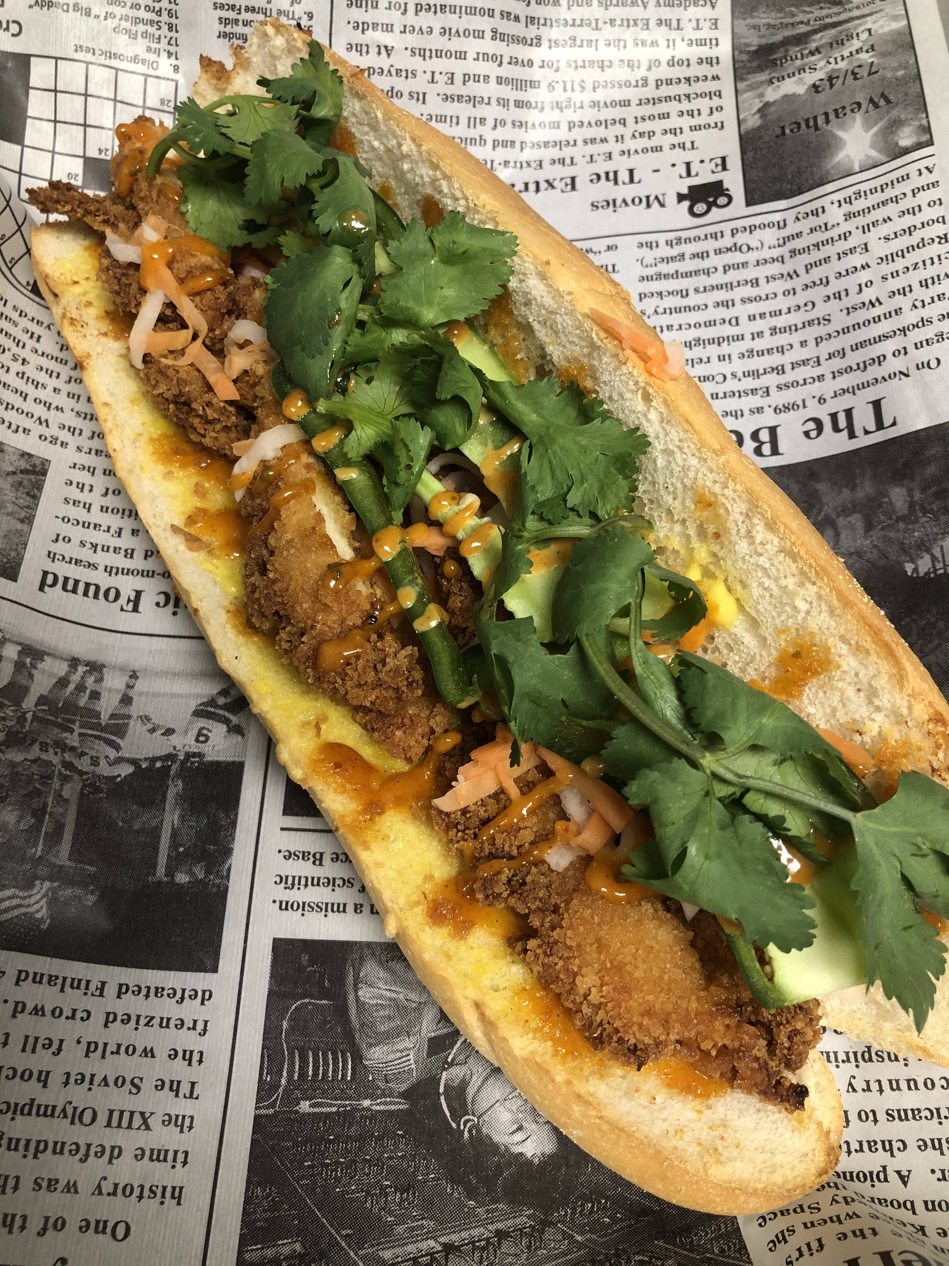 Chicken Katsu Banh Mi