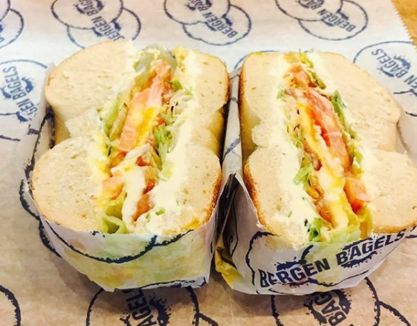 Tofu Vegetable Cream Cheese Sandwich